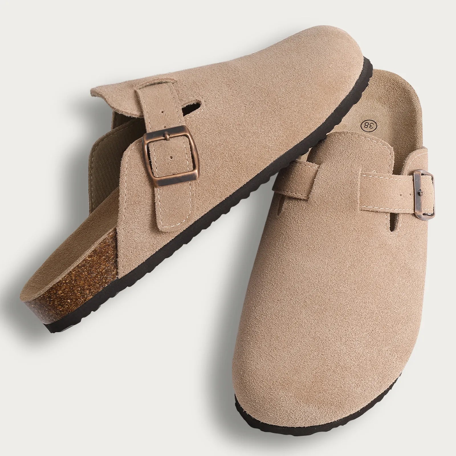 Noiret Paris™ | Sabots en daim