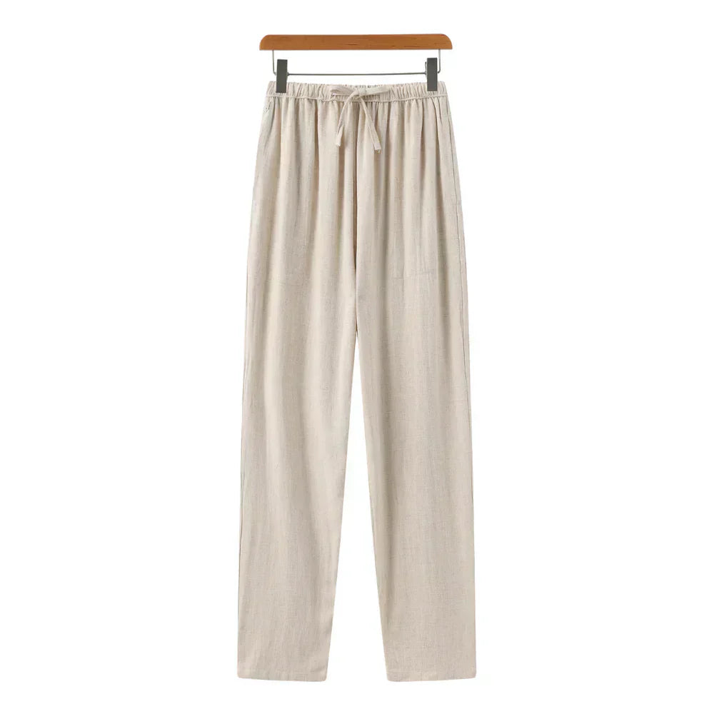 Noiret Paris™ | Pantalon slim en lin